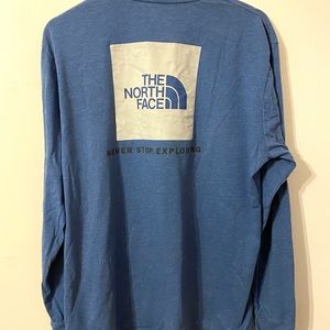 Shirts - The North Face Blue Long Sleeve Shirts - The North Face Blue Long Sleeve